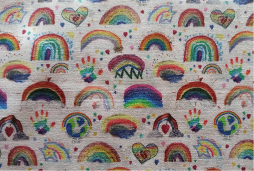 Baumwolle | Regenbogen bunt